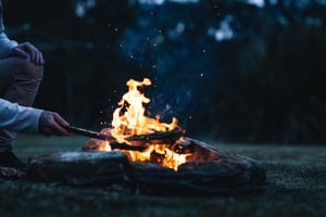 stick on campfire