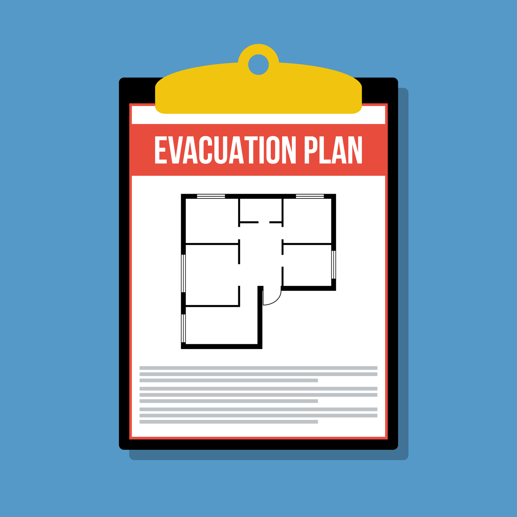 a building evacuation plan